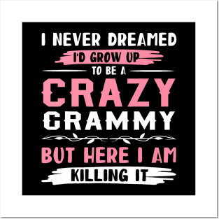 I Never Dreamed I'D Grow Up To Be A Crazy Grammy Here I Am Posters and Art